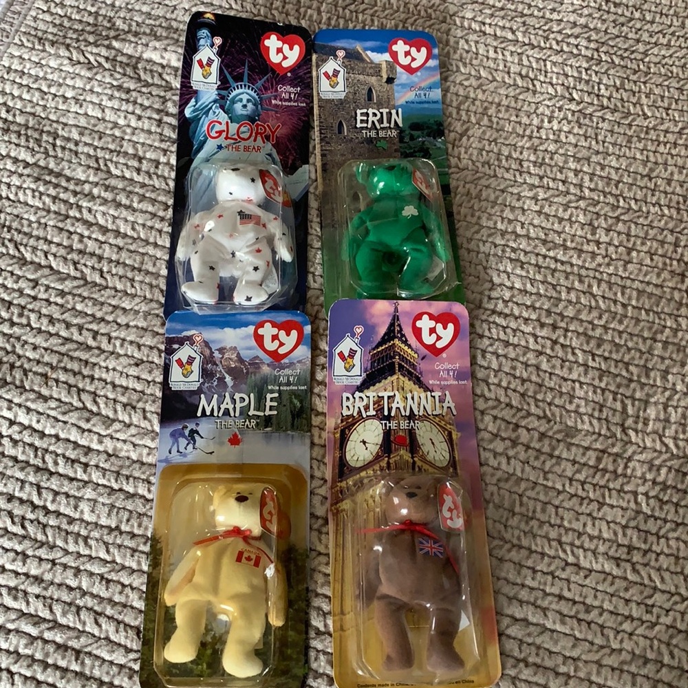 Ty collection of 4
